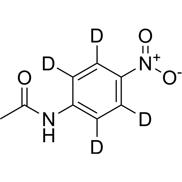 N-(4-Nitrophenyl)acetamide-d4 (N1-(4-nitrophenyl)acetamide-d4) 68239-25-8